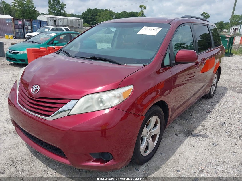 2016 Toyota Sienna VIN 5TDKK3DC7GS693391 IAAI salvage auction — NORMAL WEAR, Salvage Title, sold $400 on 2026-07-28 (photo 6)