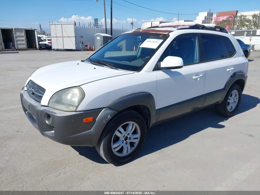 2006 Hyundai Tucson VIN KM8JN12D46U421261 IAAI salvage auction — NORMAL WEAR, Clear - Dealer Only (California), sold $675 on 2026-07-22 (photo 2)