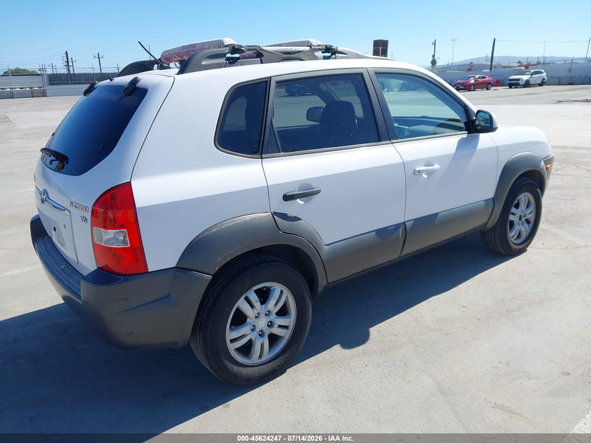 2006 Hyundai Tucson VIN KM8JN12D46U421261 IAAI salvage auction — NORMAL WEAR, Clear - Dealer Only (California), sold $675 on 2026-07-22 (photo 4)