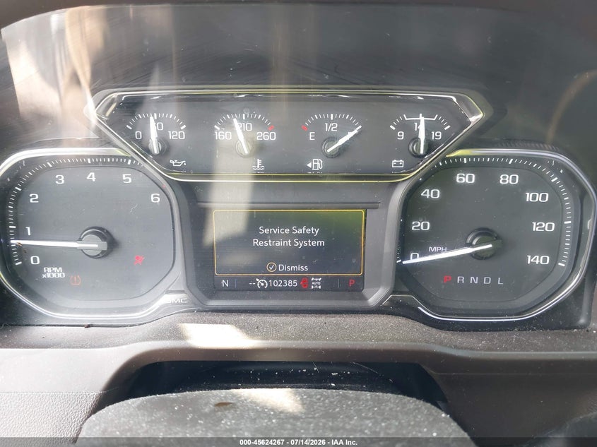 2022 Gmc SIERRA VIN 3GTU9DED3NG156093 IAAI salvage auction — LEFT FRONT, Salvage (Illinois), sold $12,300 on 2026-08-24 (photo 7)