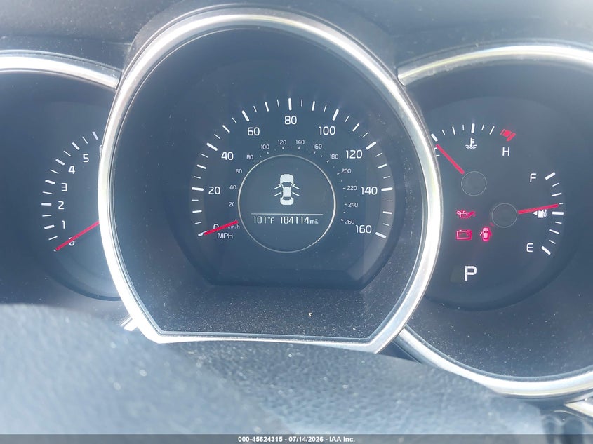 2014 Kia Optima VIN 5XXGN4A72EG298236 IAAI salvage auction — NORMAL WEAR, Clear (Illinois), sold $775 on 2026-07-27 (photo 7)