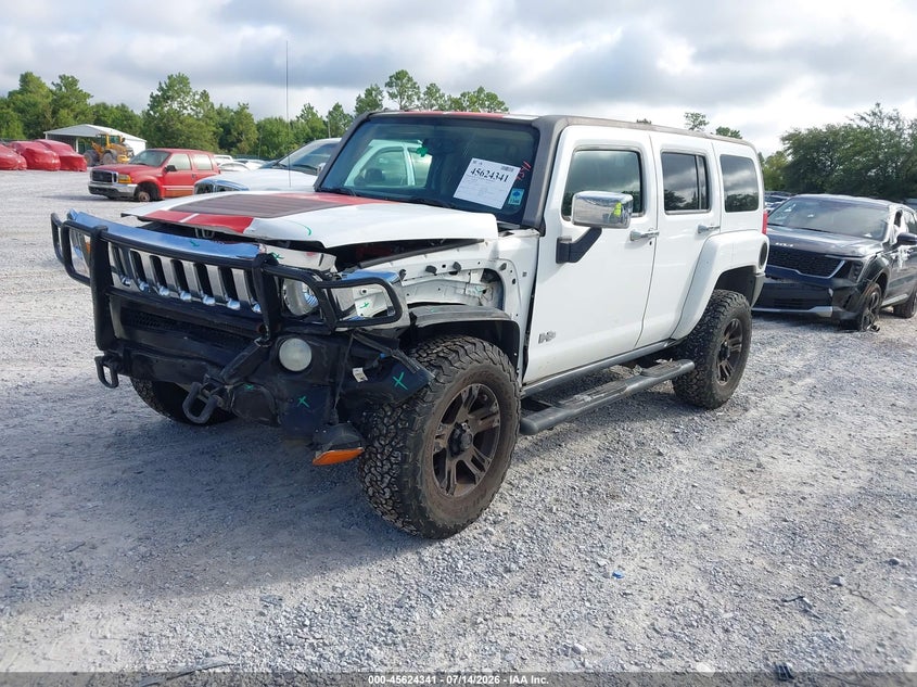 2007 Hummer H3 VIN 5GTDN13E278122735 IAAI salvage auction — LEFT FRONT, Rebuildable (Florida), sold $625 on 2026-07-30 (photo 2)