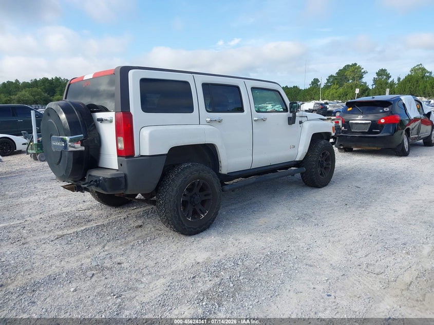 2007 Hummer H3 VIN 5GTDN13E278122735 IAAI salvage auction — LEFT FRONT, Rebuildable (Florida), sold $625 on 2026-07-30 (photo 4)