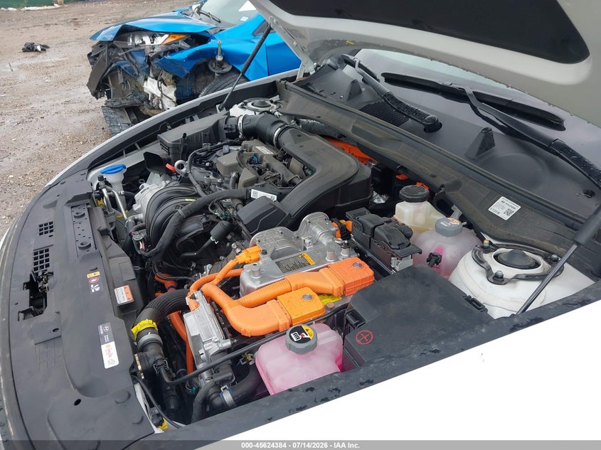 2026 Hyundai Sonata hybrid VIN KMHL24JJ3TA147767 IAAI salvage auction — ENGINE DAMAGE, Enterprise Vehicles Clear Only (Texas), sold $17,900 on 2026-07-20 (photo 6)