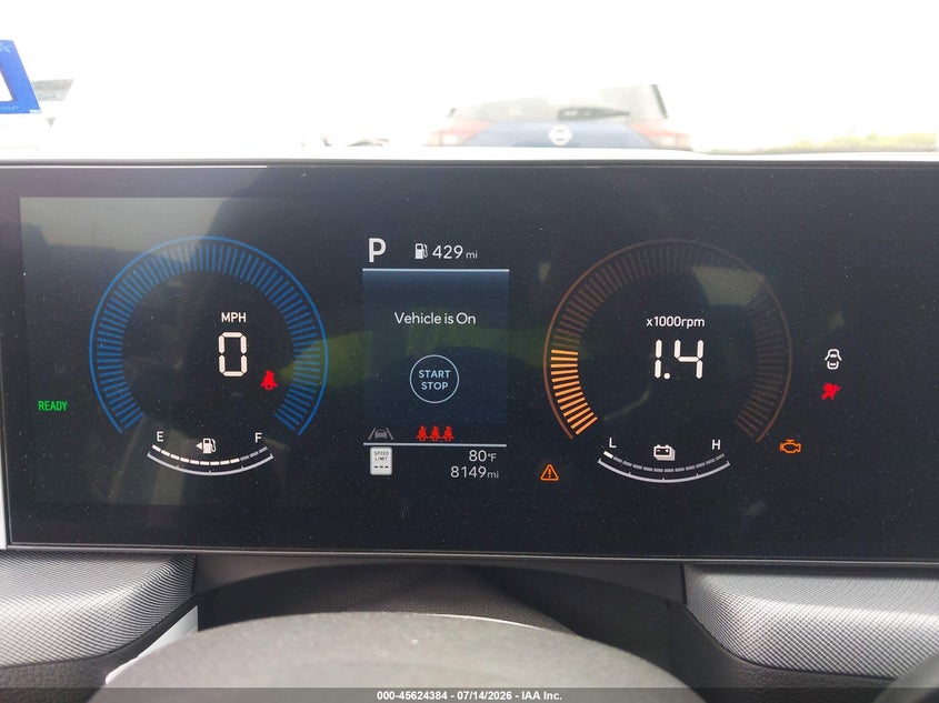 2026 Hyundai Sonata hybrid VIN KMHL24JJ3TA147767 IAAI salvage auction — ENGINE DAMAGE, Enterprise Vehicles Clear Only (Texas), sold $17,900 on 2026-07-20 (photo 7)