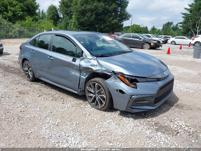 2020 Toyota Corolla VIN 5YFT4RCE0LP005660 IAAI salvage auction — SIDE, Salvage (Alabama), sold $4,650 on 2026-07-31 (photo 1)