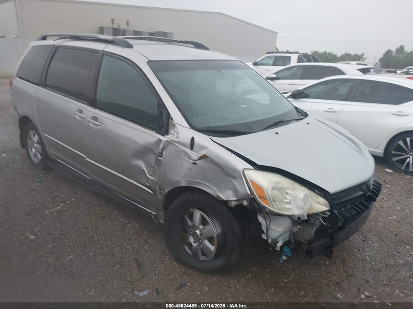 2004 Toyota Sienna VIN 5TDZA23C04S156547 IAAI salvage auction — NORMAL WEAR, Original (Texas), sold $775 on 2026-07-16 (photo 1)