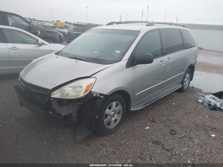 2004 Toyota Sienna VIN 5TDZA23C04S156547 IAAI salvage auction — NORMAL WEAR, Original (Texas), sold $775 on 2026-07-16 (photo 2)
