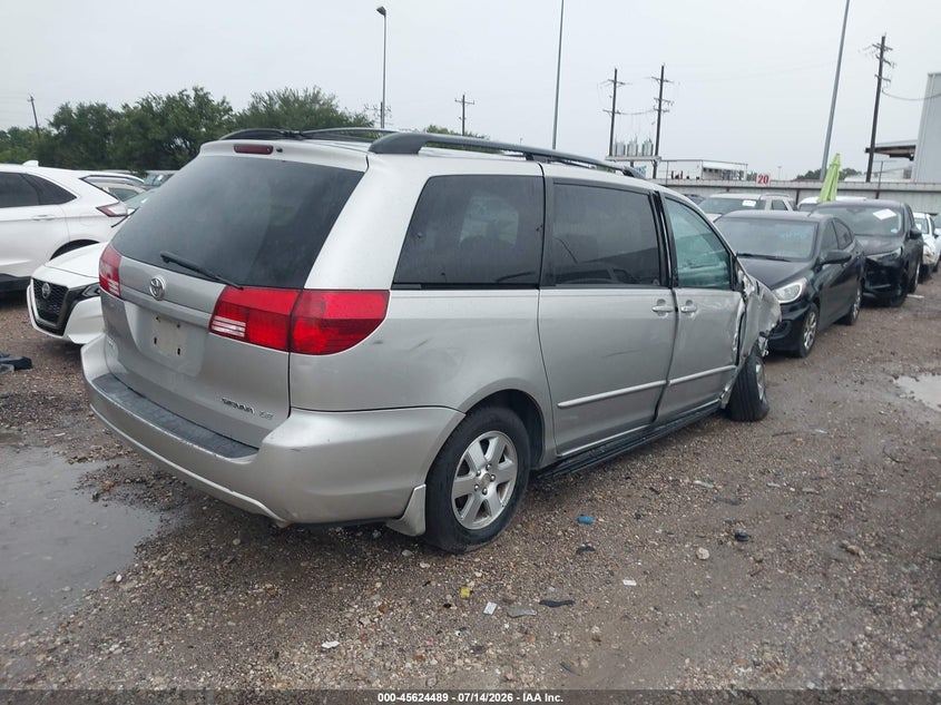 2004 Toyota Sienna VIN 5TDZA23C04S156547 IAAI salvage auction — NORMAL WEAR, Original (Texas), sold $775 on 2026-07-16 (photo 4)