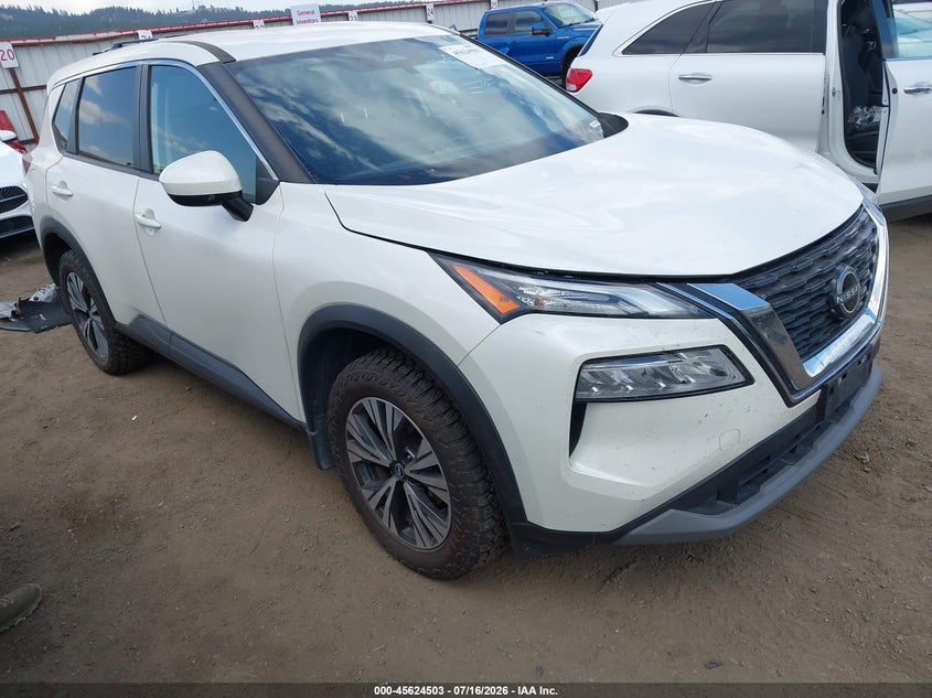 2023 Nissan Rogue VIN JN8BT3BB4PW192020 IAAI salvage auction — ENGINE DAMAGE, Enterprise Vehicles Clear Only (Idaho), sold $25 on 2026-07-29 (photo 1)