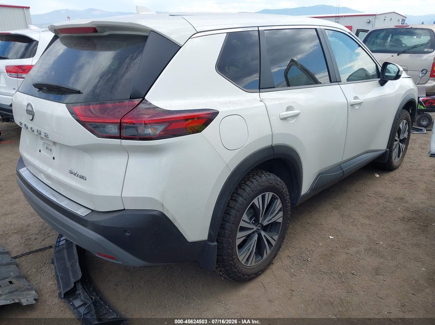 2023 Nissan Rogue VIN JN8BT3BB4PW192020 IAAI salvage auction — ENGINE DAMAGE, Enterprise Vehicles Clear Only (Idaho), sold $25 on 2026-07-29 (photo 4)