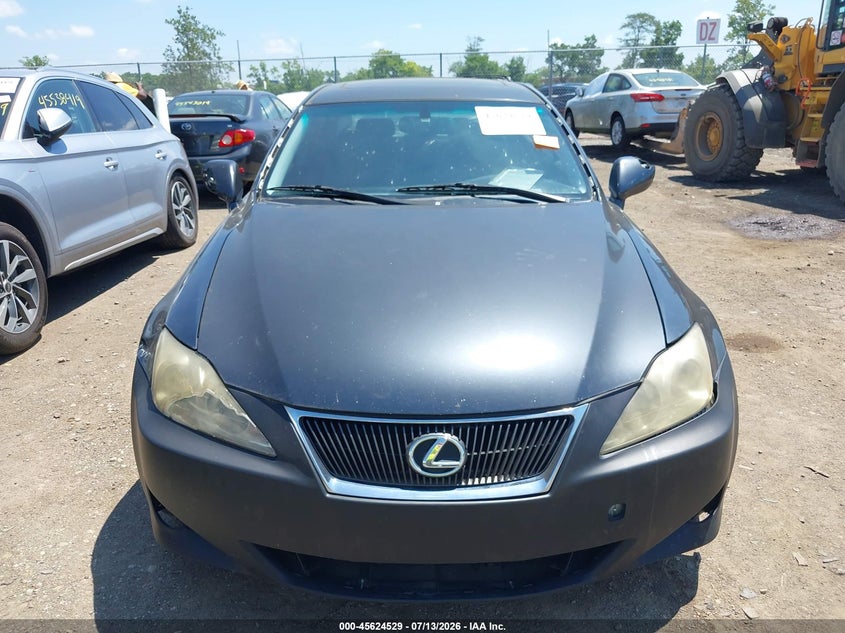 2007 Lexus Is 250 VIN JTHCK262072011864 IAAI salvage auction — NORMAL WEAR, Original (Ohio), sold $275 on 2026-07-30 (photo 6)