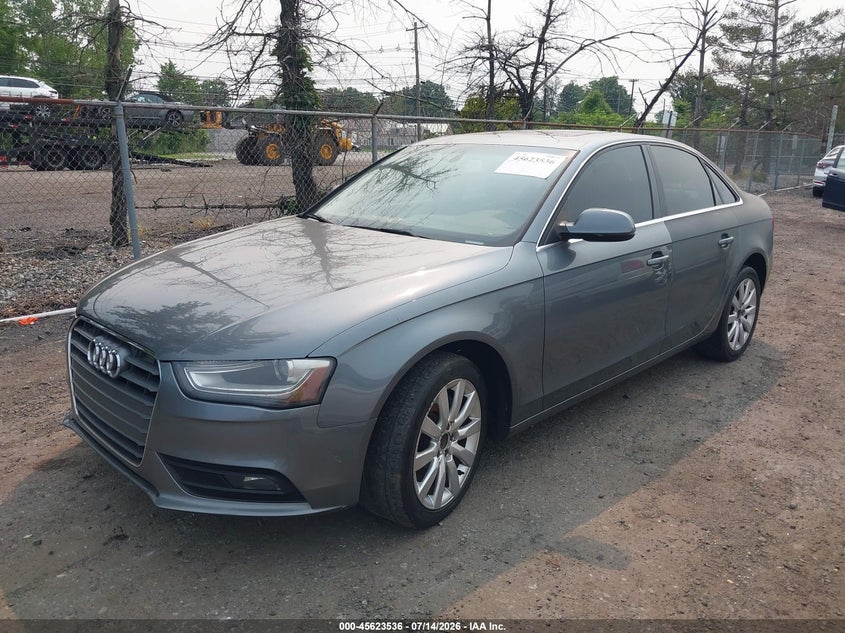 2013 Audi A4 VIN WAUAFAFL7DN031231 IAAI salvage auction — NORMAL WEAR, Clear (New Jersey), sold $425 on 2026-07-29 (photo 2)