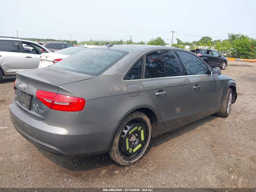 2013 Audi A4 VIN WAUAFAFL7DN031231 IAAI salvage auction — NORMAL WEAR, Clear (New Jersey), sold $425 on 2026-07-29 (photo 6)
