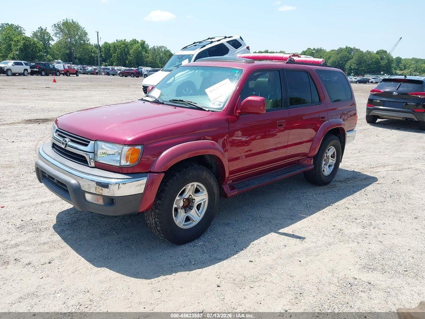 2002 Toyota 4runner VIN JT3HN86R129073938 IAAI salvage auction — NORMAL WEAR, Clear (New Jersey), sold $1,675 on 2026-07-28 (photo 2)