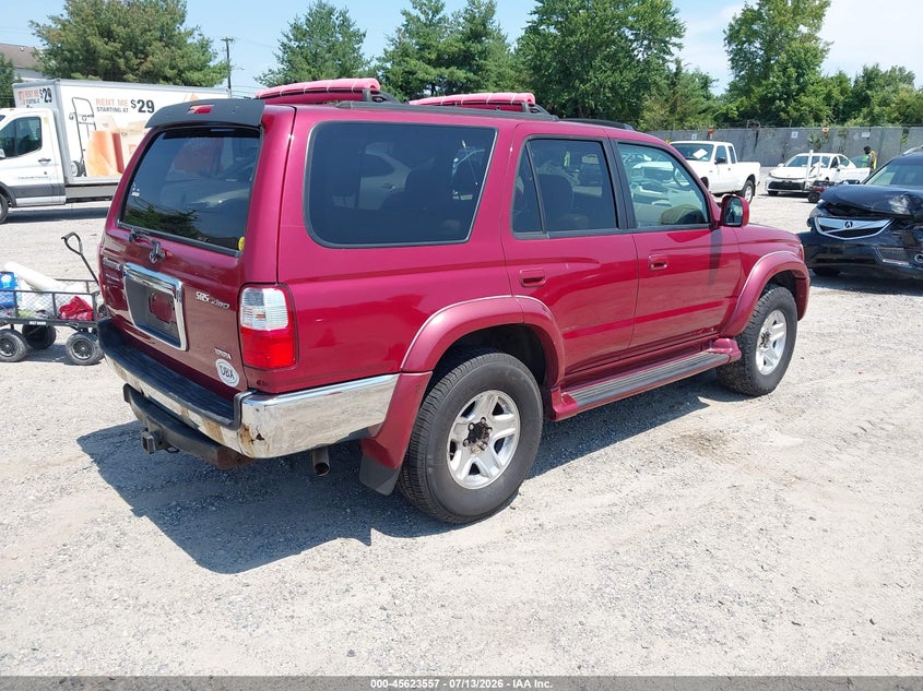2002 Toyota 4runner VIN JT3HN86R129073938 IAAI salvage auction — NORMAL WEAR, Clear (New Jersey), sold $1,675 on 2026-07-28 (photo 4)