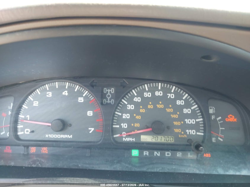 2002 Toyota 4runner VIN JT3HN86R129073938 IAAI salvage auction — NORMAL WEAR, Clear (New Jersey), sold $1,675 on 2026-07-28 (photo 7)