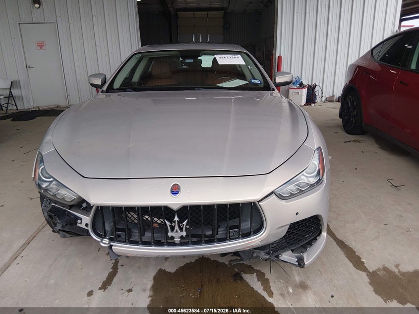 2017 Maserati Ghibli VIN ZAM57XSA9H1196425 IAAI salvage auction — FRONT END, Original (Texas), sold $2,475 on 2026-07-31 (photo 6)