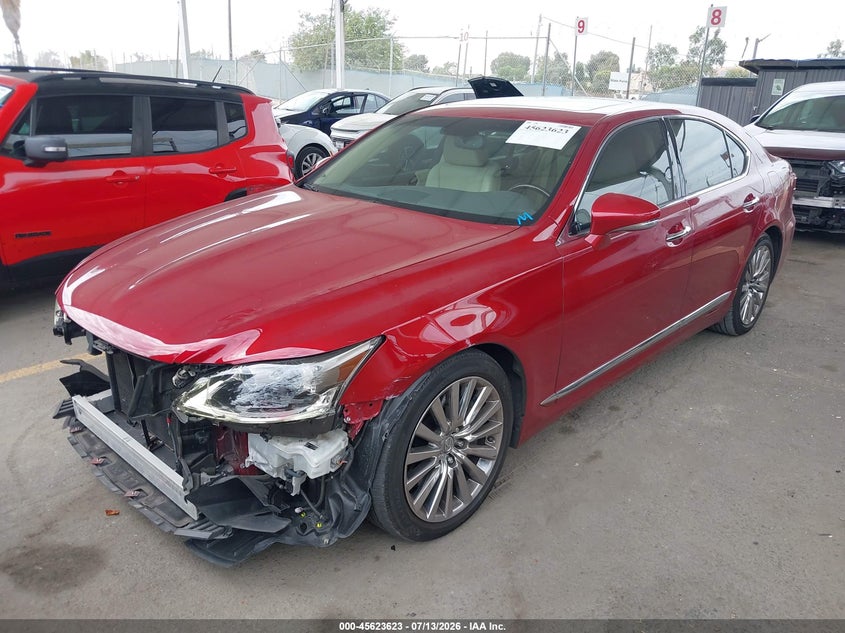 2013 Lexus VIN JTHCL5EF3D5017705 IAAI salvage auction — FRONT END, Salvage Title, sold $5,400 on 2026-07-31 (photo 2)