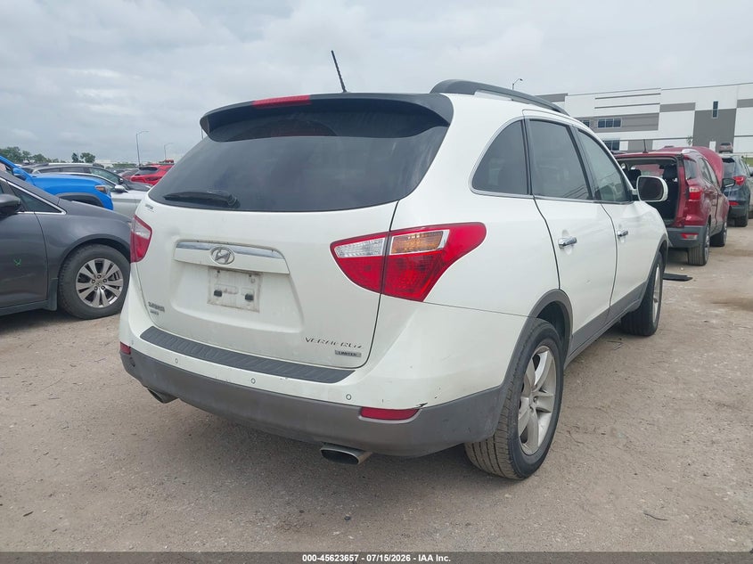 2007 Hyundai Veracruz VIN KM8NU13C97U023734 IAAI salvage auction — REAR END, Original (Texas), sold $650 on 2026-08-28 (photo 4)