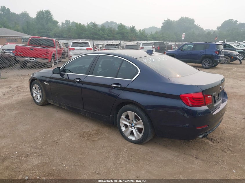 2013 BMW 5 series VIN WBAXH5C57DD113032 IAAI salvage auction — NORMAL WEAR, Clear (Indiana), sold $250 on 2026-07-28 (photo 3)