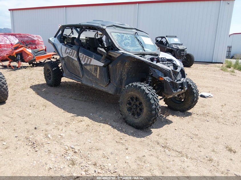 2023 Can-am/ brp Maverick VIN 3JBVMAY47PE002324 IAAI salvage auction — REAR END, Salvage Title, sold $4,650 on 2026-08-18 (photo 1)