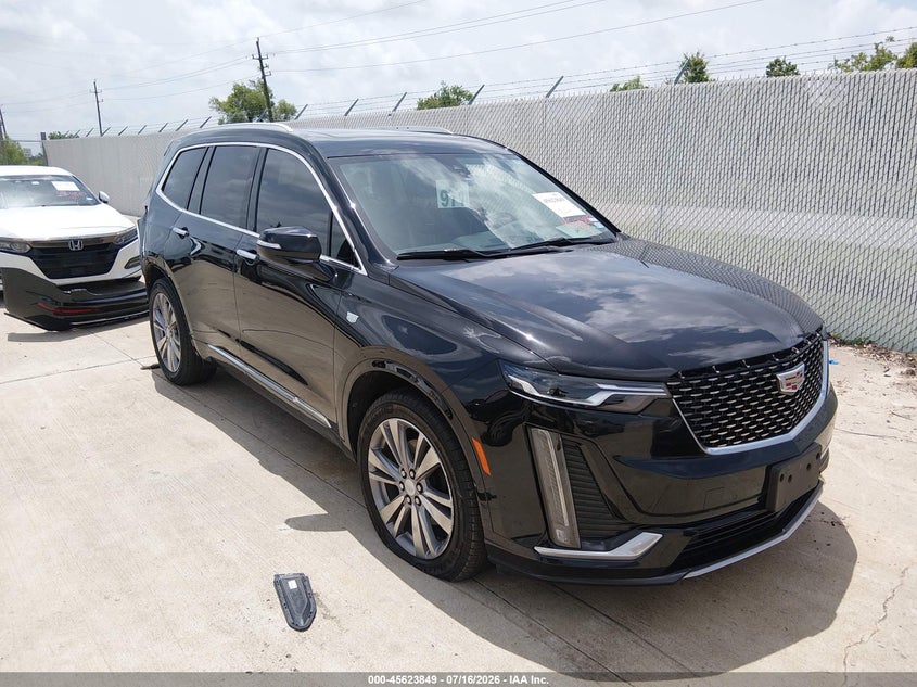2023 Cadillac Xt6 VIN 1GYKPCRS6PZ213724 IAAI salvage auction — REAR END, Original (Texas), sold $25 on 2026-08-19 (photo 1)
