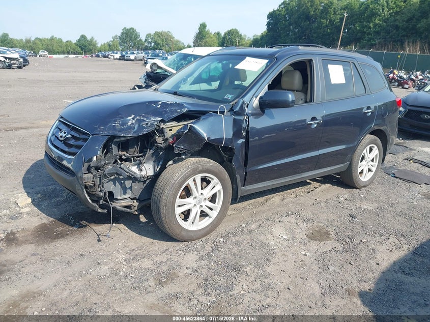 2011 Hyundai Santa fe VIN 5XYZKDAG2BG089197 IAAI salvage auction — FRONT END, Salvage (Pennsylvania), sold $975 on 2026-08-02 (photo 2)