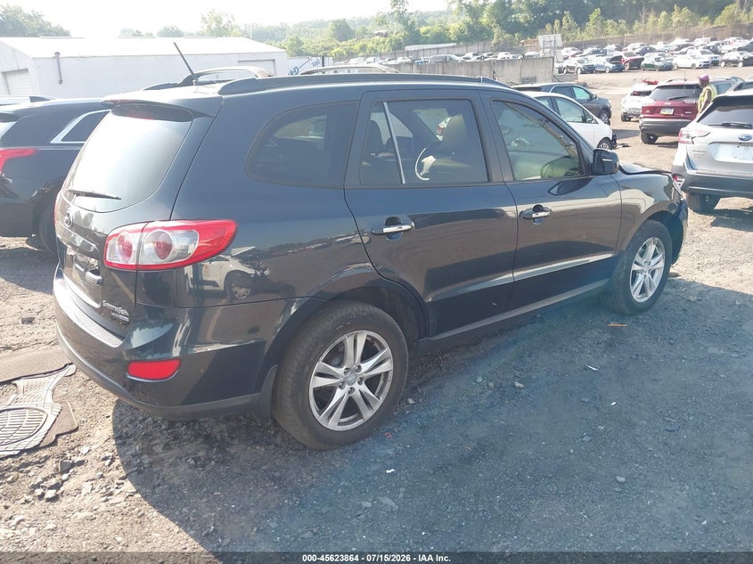 2011 Hyundai Santa fe VIN 5XYZKDAG2BG089197 IAAI salvage auction — FRONT END, Salvage (Pennsylvania), sold $975 on 2026-08-02 (photo 4)