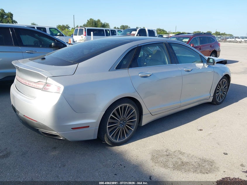 2016 Lincoln Mkz VIN 3LN6L2LU4GR627950 IAAI salvage auction — FRONT END, Original (Texas), sold $950 on 2026-09-21 (photo 4)
