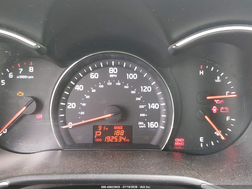 2015 Kia Sorento VIN 5XYKTDA77FG595290 IAAI salvage auction — NORMAL WEAR, Clear-Dealer Only (Arizona), sold $250 on 2026-07-28 (photo 7)