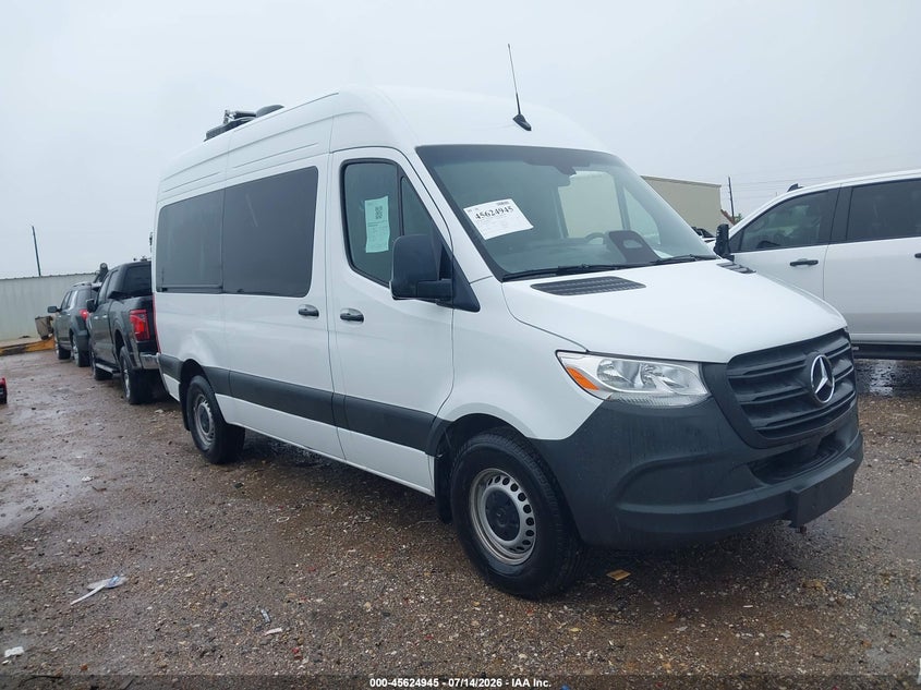 2025 Mercedes-benz Sprinter VIN W1Z4KFHY6SP804894 IAAI salvage auction — ROOF, Enterprise Vehicles Clear Only (Texas), sold $26,250 on 2026-07-30 (photo 1)