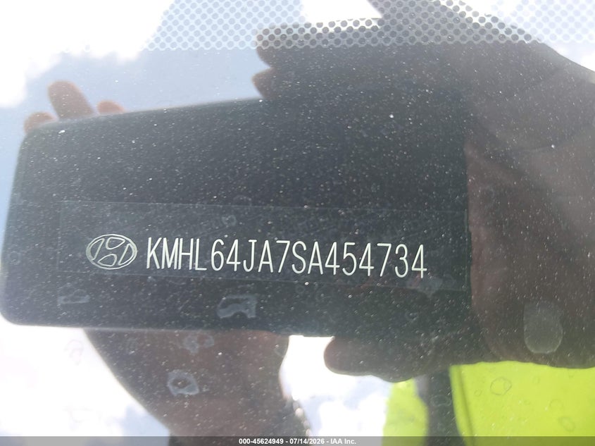 2025 Hyundai Sonata VIN KMHL64JA7SA454734 IAAI salvage auction — REAR END, Enterprise Vehicles Clear Only (Texas), sold $10,100 on 2026-07-20 (photo 9)