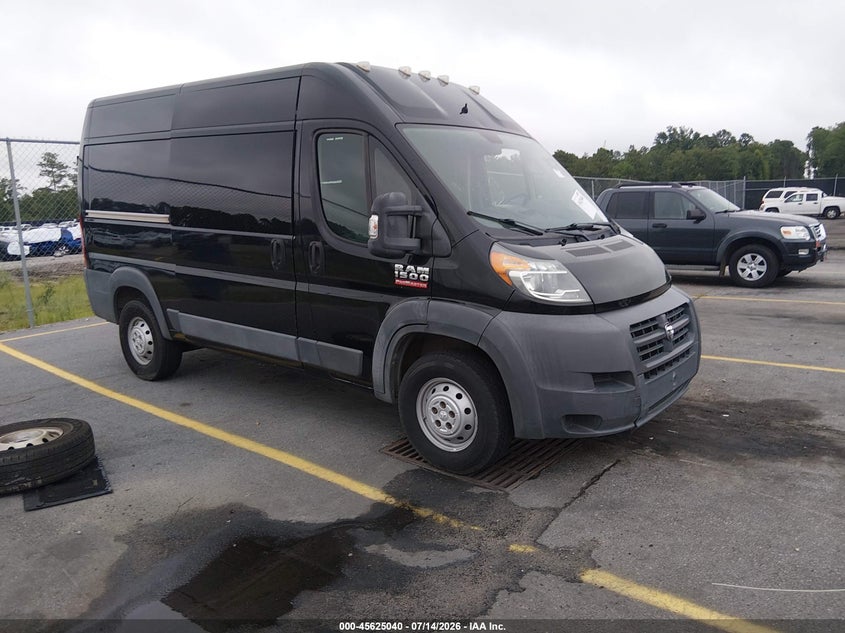 2015 Ram Promaster city VIN 3C6TRVBD8FE501354 IAAI salvage auction — FRONT END, Clear (South Carolina), sold $5,000 on 2026-08-02 (photo 1)