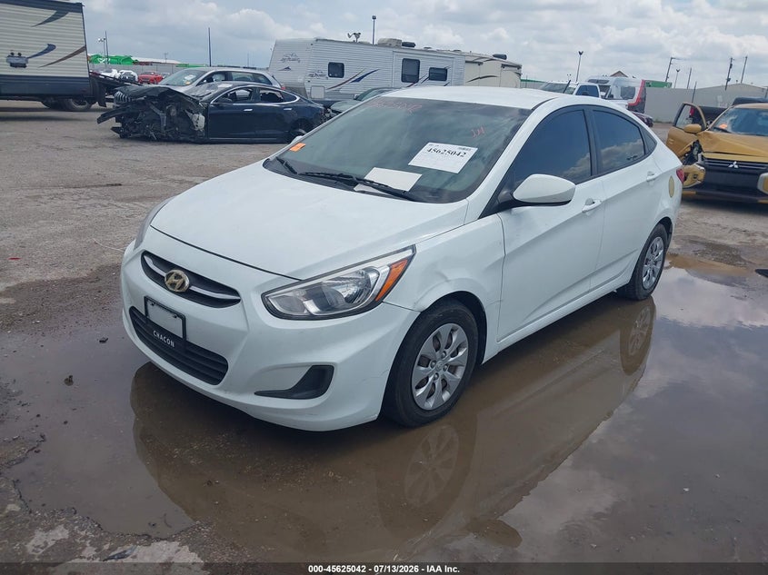 2015 Hyundai Accent VIN KMHCT4AE3FU825517 IAAI salvage auction — NORMAL WEAR, Original (Texas), sold $25 on 2026-07-29 (photo 2)