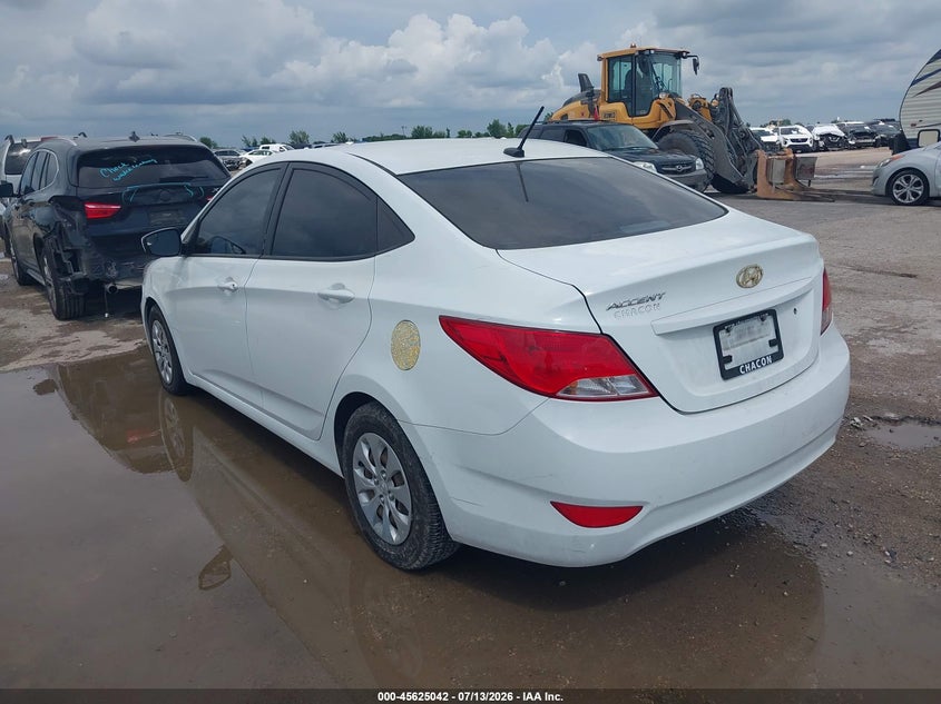 2015 Hyundai Accent VIN KMHCT4AE3FU825517 IAAI salvage auction — NORMAL WEAR, Original (Texas), sold $25 on 2026-07-29 (photo 6)