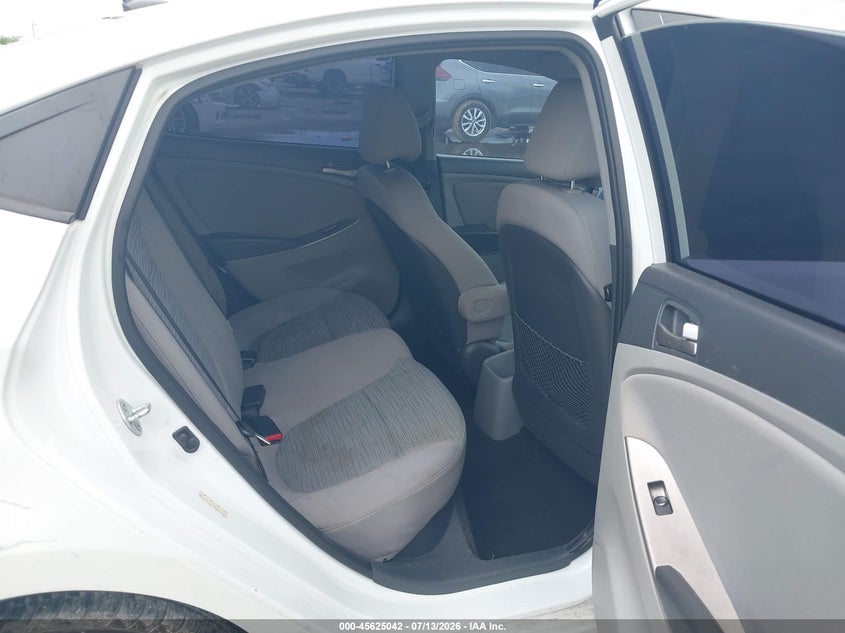 2015 Hyundai Accent VIN KMHCT4AE3FU825517 IAAI salvage auction — NORMAL WEAR, Original (Texas), sold $25 on 2026-07-29 (photo 8)
