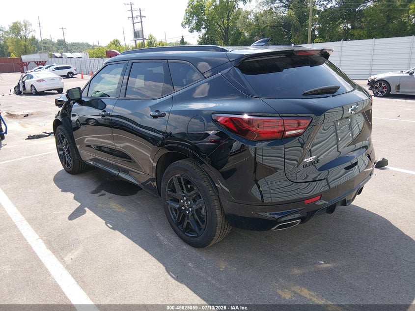 2025 Chevrolet Blazer VIN 3GNKBERS3SS109852 IAAI salvage auction — FRONT END, Salvage Title, sold $7,600 on 2026-08-01 (photo 3)
