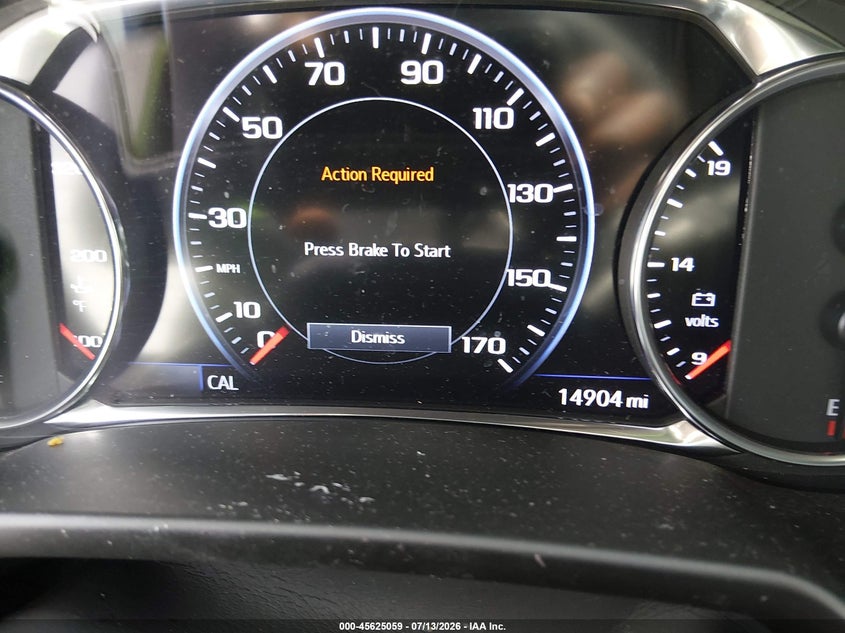2025 Chevrolet Blazer VIN 3GNKBERS3SS109852 IAAI salvage auction — FRONT END, Salvage Title, sold $7,600 on 2026-08-01 (photo 7)