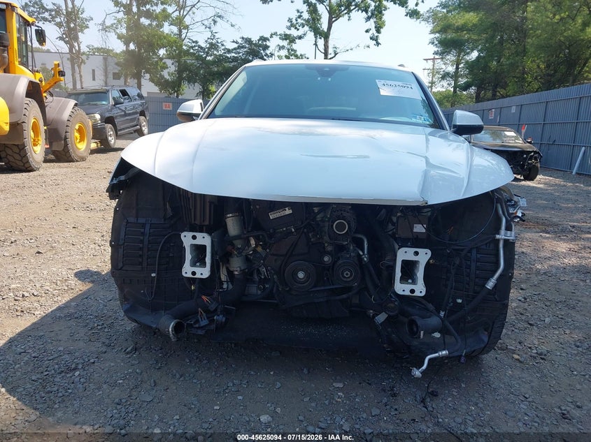 2018 Audi Q5 VIN WA1BNAFY6J2214696 IAAI salvage auction — FRONT END, Salvage (New Jersey), sold $5,900 on 2026-07-29 (photo 6)