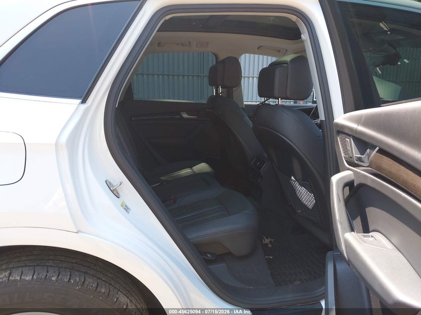 2018 Audi Q5 VIN WA1BNAFY6J2214696 IAAI salvage auction — FRONT END, Salvage (New Jersey), sold $5,900 on 2026-07-29 (photo 8)