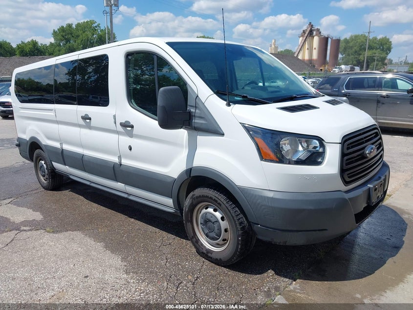 2018 Ford Transit-350 VIN 1FBZX2ZM0JKB52861 IAAI salvage auction — HAIL, Sf97 (Kansas), sold $19,100 on 2026-09-03 (photo 1)