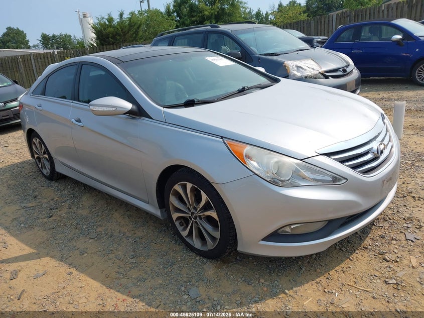 2014 Hyundai Sonata VIN 5NPEC4AB6EH823997 IAAI salvage auction — NORMAL WEAR, Clear (Virginia), sold $1,300 on 2026-07-20 (photo 1)