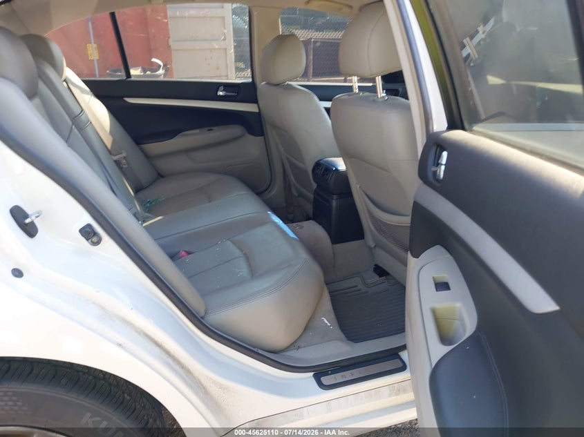 2009 Infiniti G37 VIN JNKCV61F19M351377 IAAI salvage auction — NORMAL WEAR, Clear-Dealer Only (Maryland), sold $400 on 2026-07-23 (photo 8)