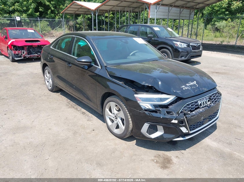 2022 Audi A3 VIN WAUHUDGYXNA099614 — IAAI salvage auction photo
