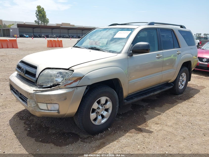 2004 Toyota 4runner VIN JTEZT14R548003878 IAAI salvage auction — NORMAL WEAR, Clear - Dealer Only (California), sold $2,325 on 2026-07-27 (photo 2)