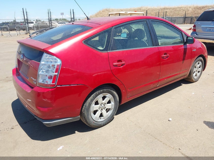 2007 Toyota Prius VIN JTDKB20U977652750 IAAI salvage auction — NORMAL WEAR, Clear - Dealer Only (California), sold $475 on 2026-07-29 (photo 4)