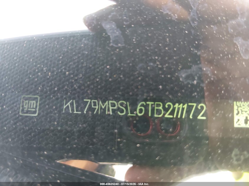 2026 Chevrolet Trailblazer VIN KL79MPSL6TB211172 IAAI salvage auction — RIGHT SIDE, Enterprise Vehicles Clear Only (Texas), sold $9,100 on 2026-07-20 (photo 9)
