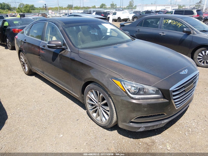 2015 Hyundai Genesis VIN KMHGN4JEXFU064318 IAAI salvage auction — NORMAL WEAR, Original (Ohio), sold $1,050 on 2026-07-30 (photo 1)