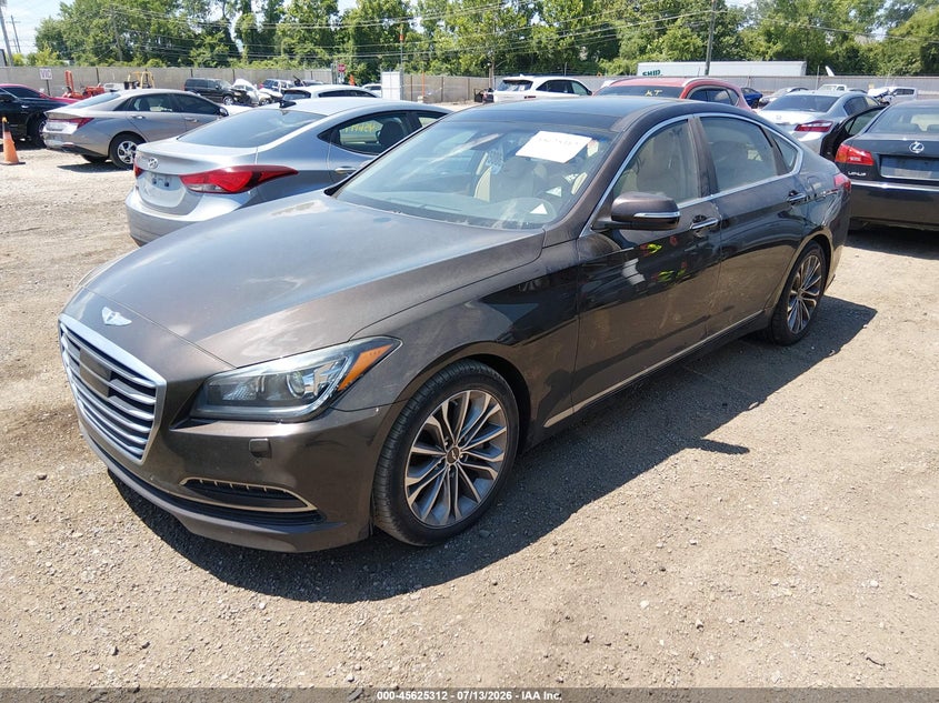 2015 Hyundai Genesis VIN KMHGN4JEXFU064318 IAAI salvage auction — NORMAL WEAR, Original (Ohio), sold $1,050 on 2026-07-30 (photo 2)